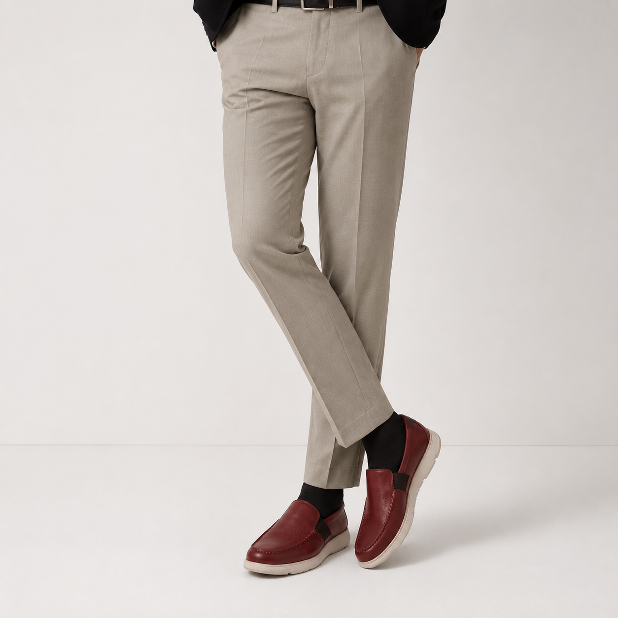 Men's Stylish Leather Casuals 513TN